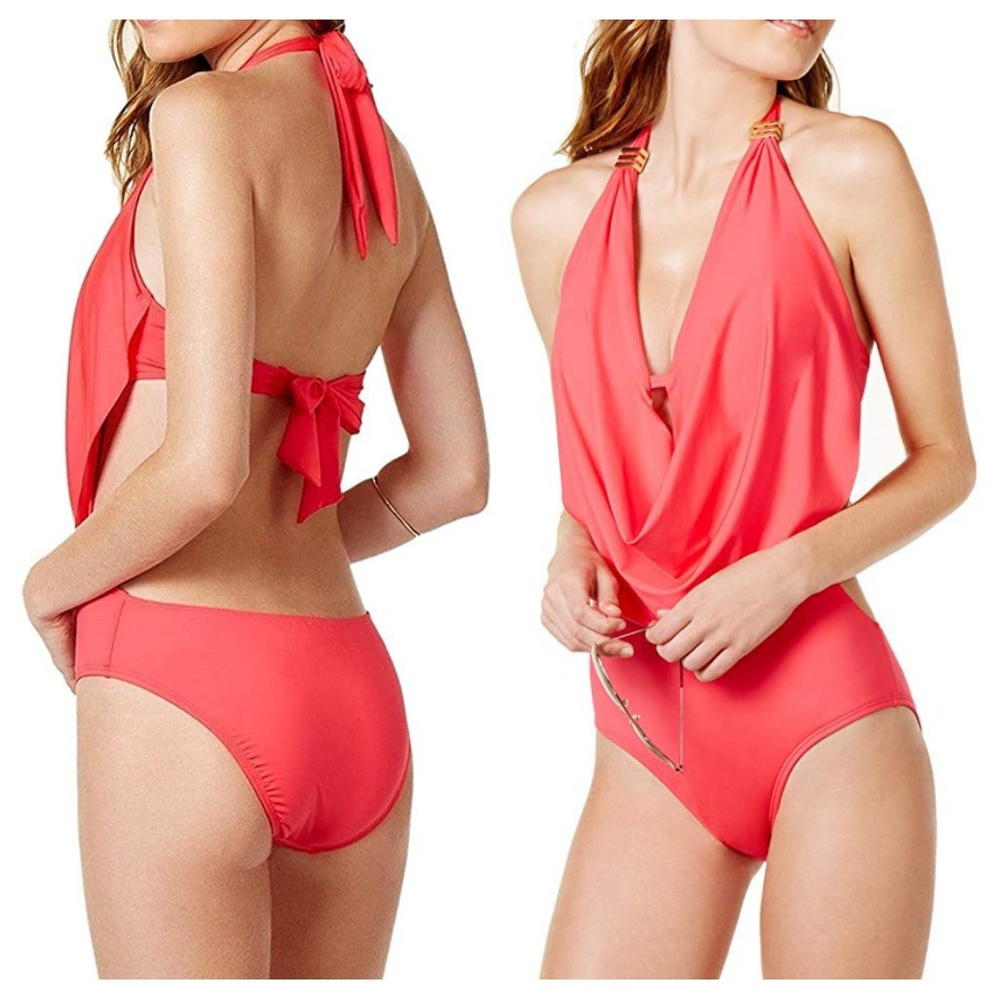 Bar III Hot Pink One Piece Swimsuit